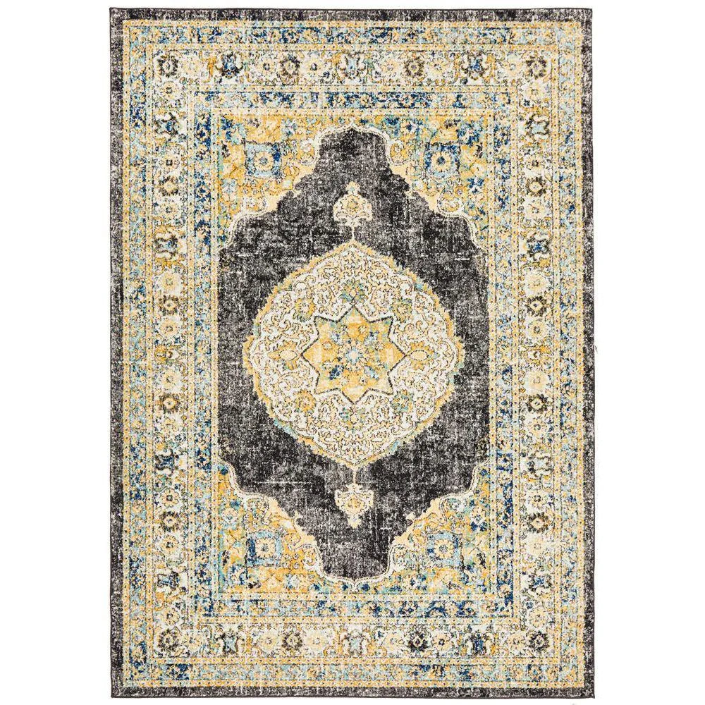 Century 955 Charcoal Rug - ICONIC RUGS