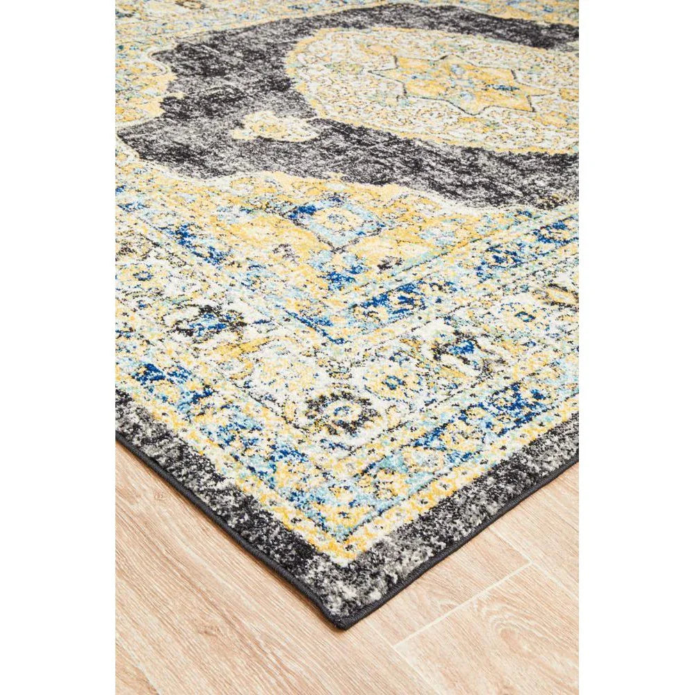 Century 955 Charcoal Rug - ICONIC RUGS