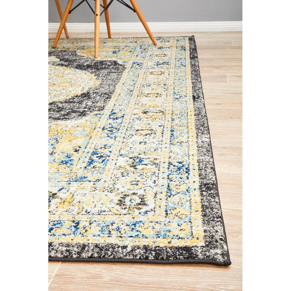 Century 955 Charcoal Rug - ICONIC RUGS