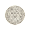 Century 999 Grey Round Rug - ICONIC RUGS