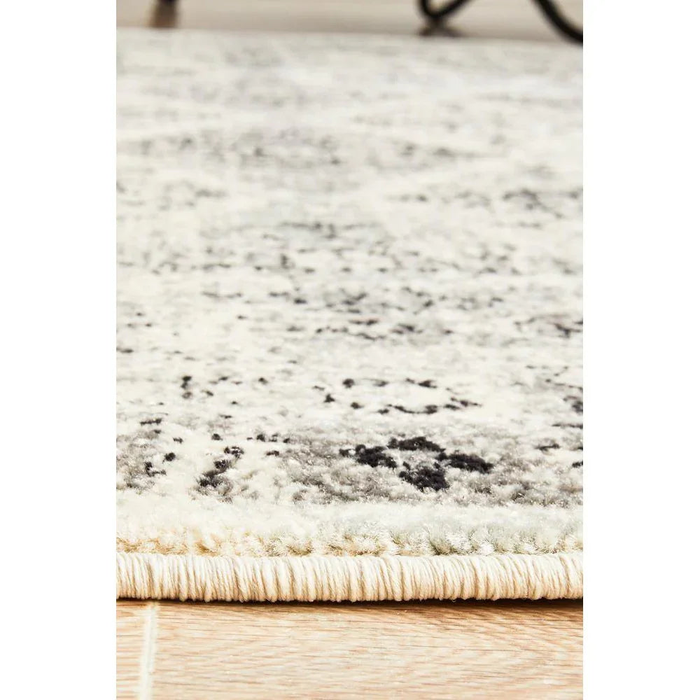 Century 999 Grey Round Rug - ICONIC RUGS