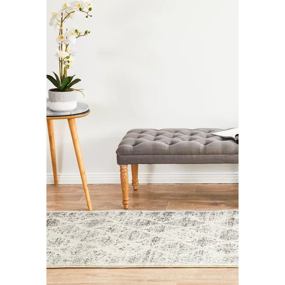 Century 999 Grey Runner Rug - ICONIC RUGS