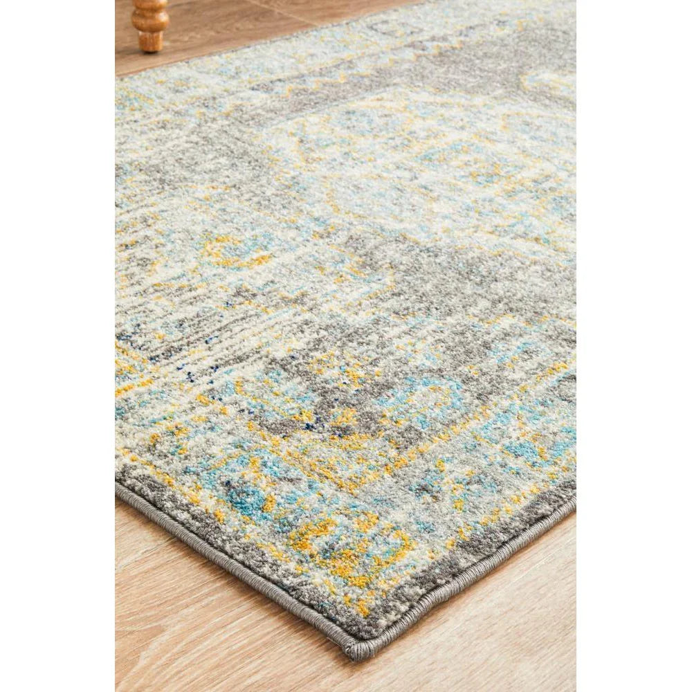 Century 944 Grey Runner Rug - ICONIC RUGS