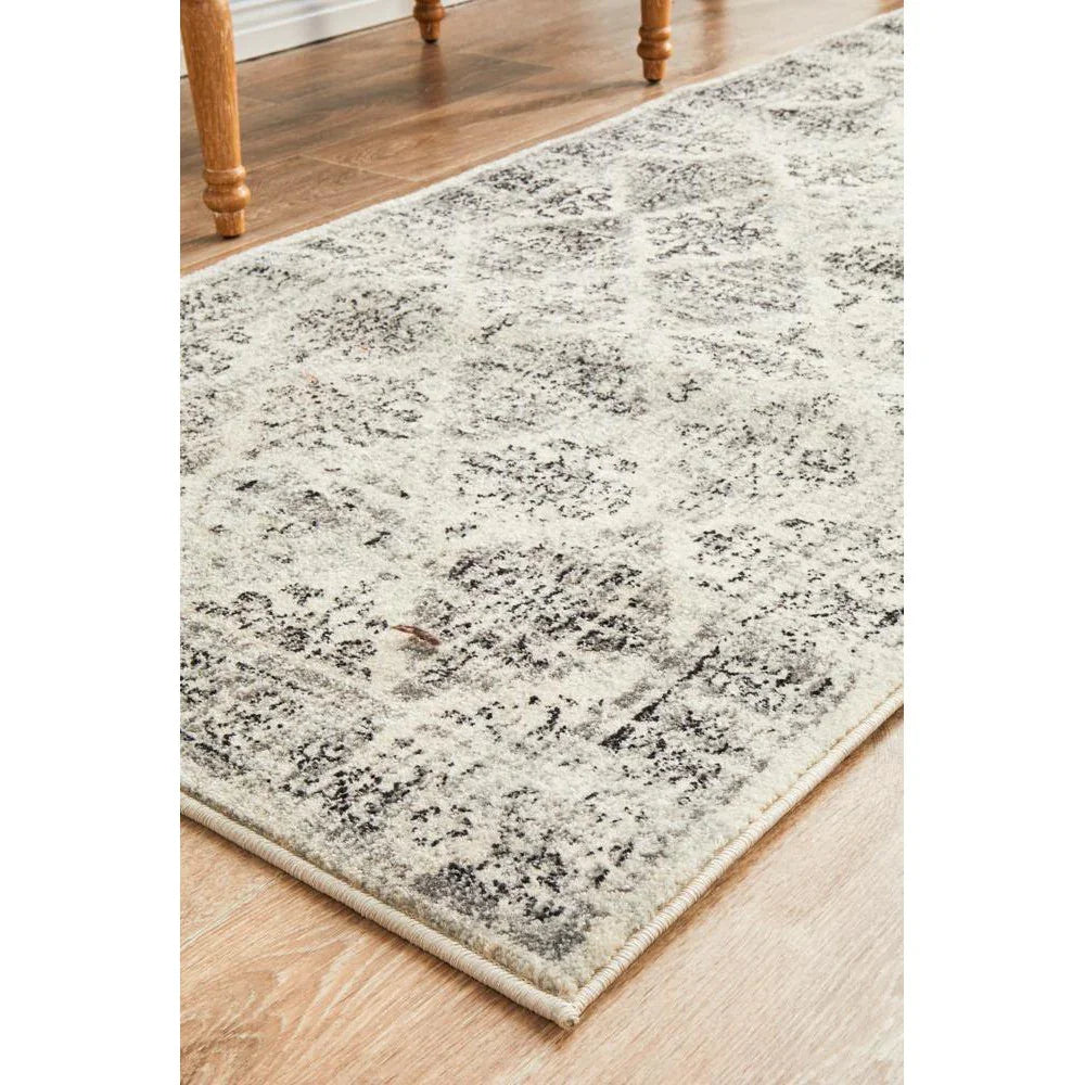 Century 999 Grey Runner Rug - ICONIC RUGS