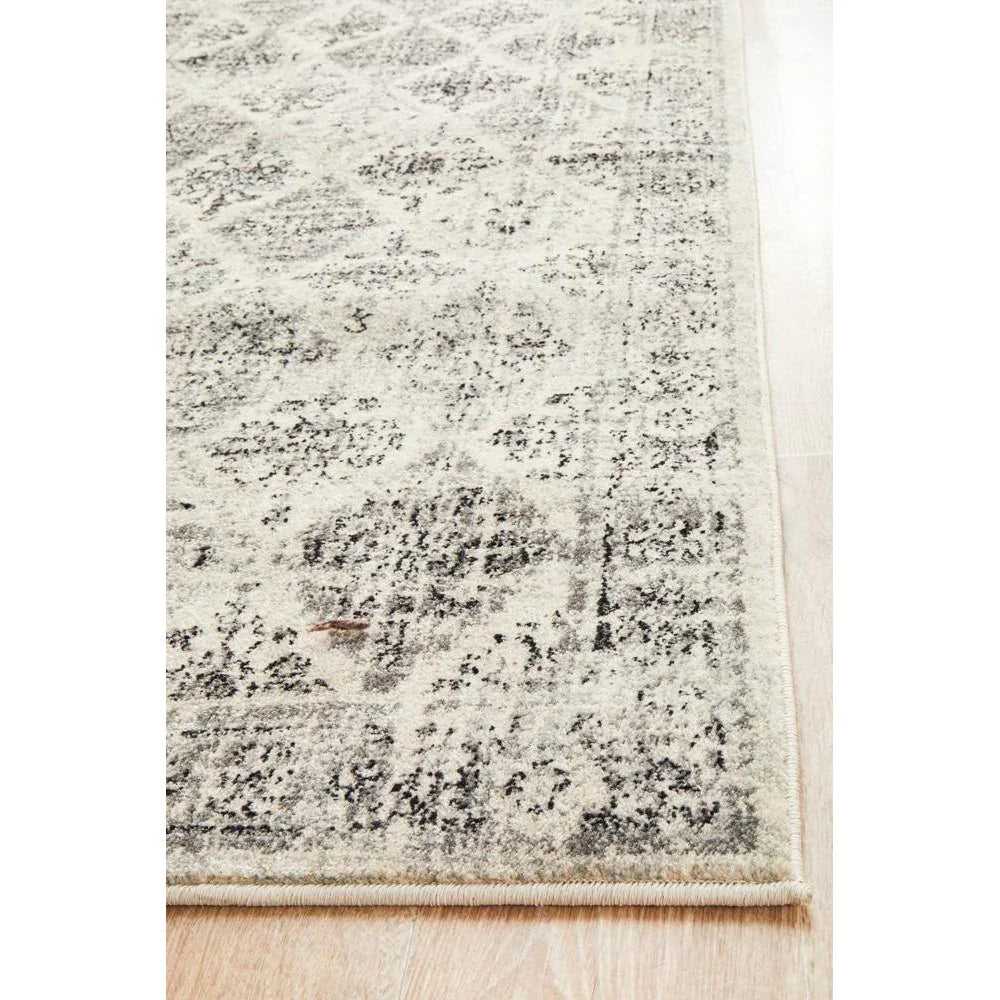Century 999 Grey Runner Rug - ICONIC RUGS