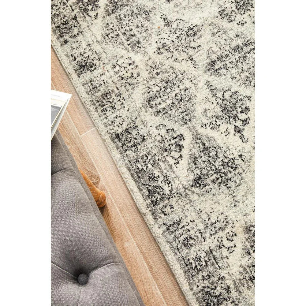 Century 999 Grey Runner Rug - ICONIC RUGS