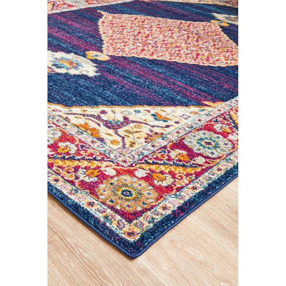 Century 966 Royal Blue Rug - ICONIC RUGS