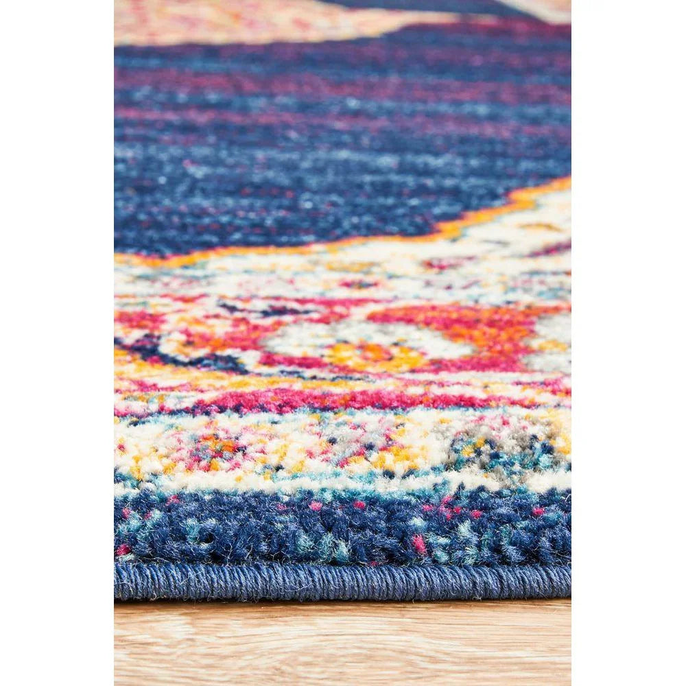 Century 966 Royal Blue Rug - ICONIC RUGS