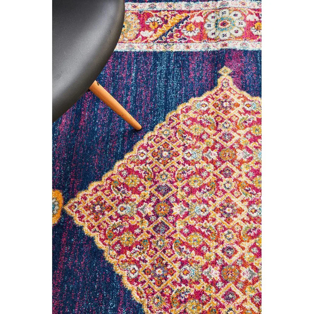 Century 966 Royal Blue Rug - ICONIC RUGS