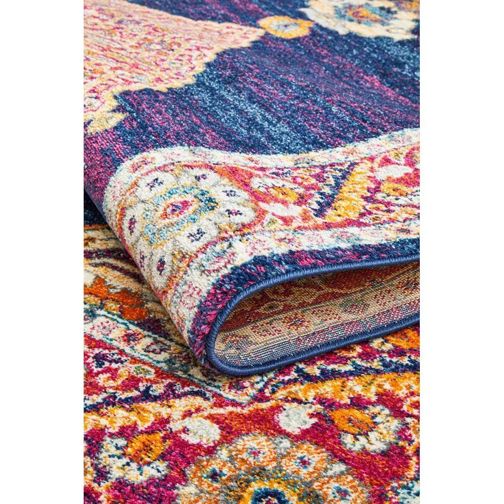 Century 966 Royal Blue Rug - ICONIC RUGS