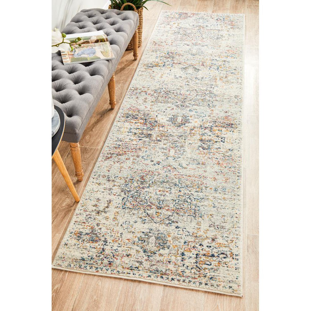 Century 911 Silver Runner Rug - ICONIC RUGS