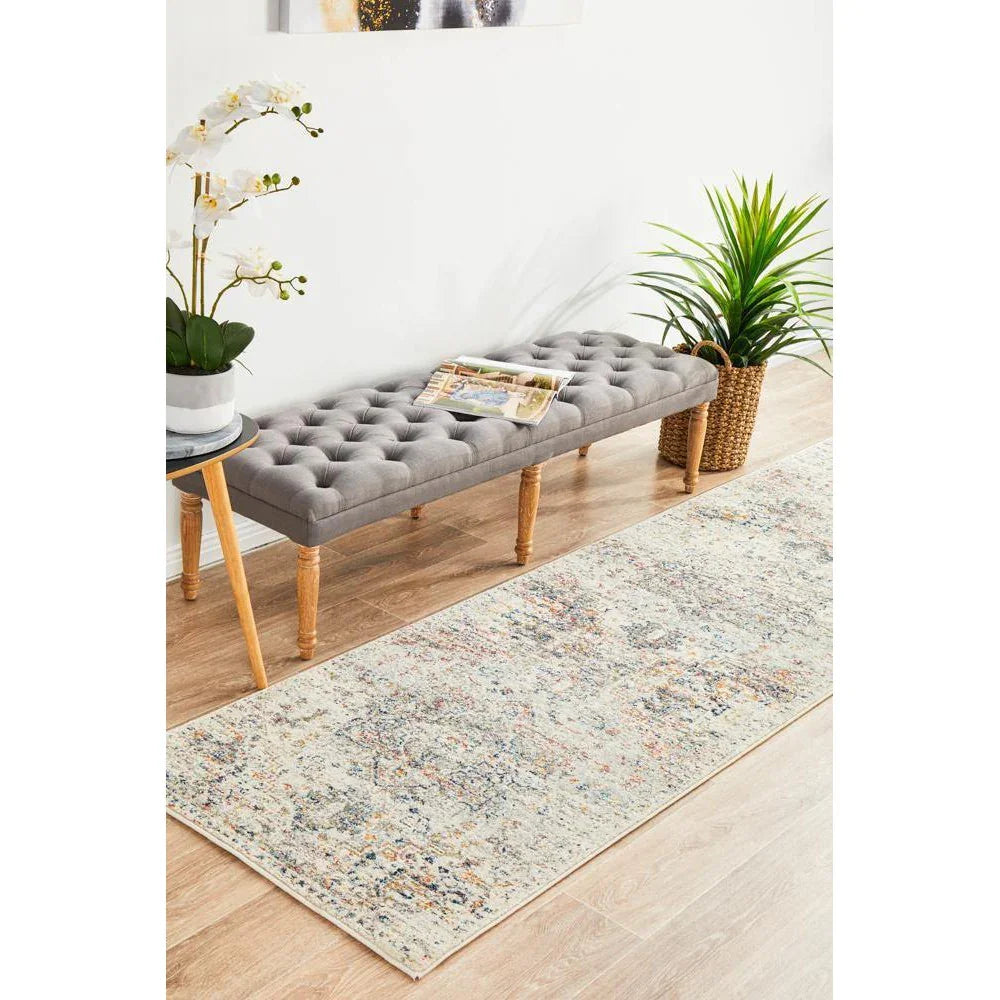 Century 911 Silver Runner Rug - ICONIC RUGS