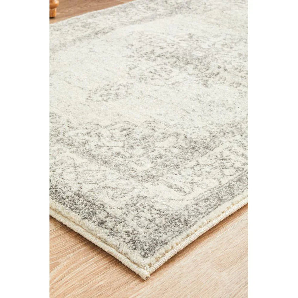 Century 977 Silver Runner Rug - ICONIC RUGS