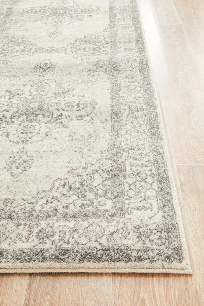 Century 977 Silver Runner Rug - ICONIC RUGS