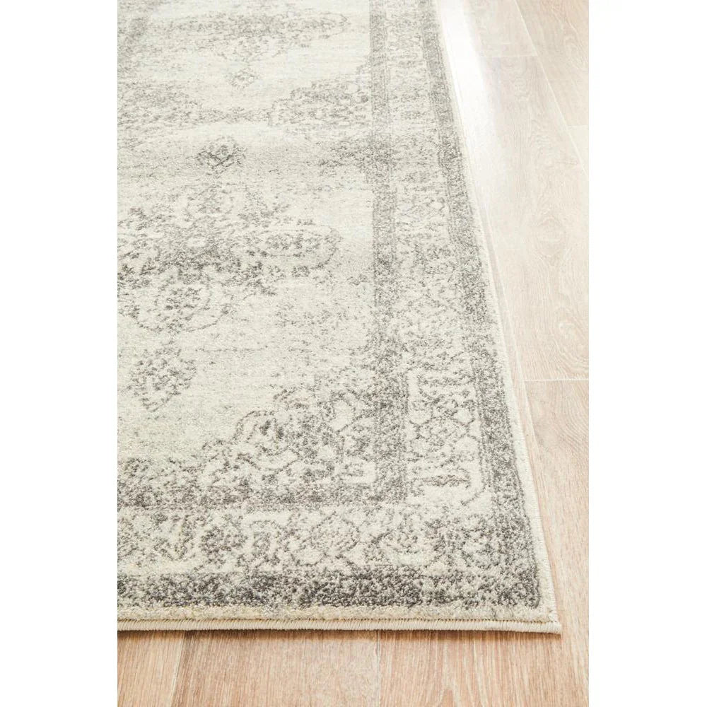 Century 977 Silver Runner Rug - ICONIC RUGS