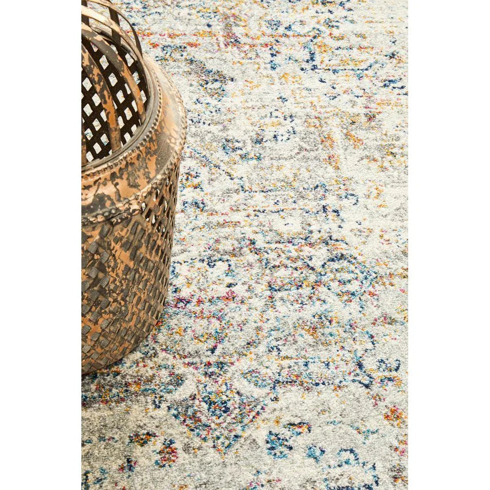 Century 911 Silver Runner Rug - ICONIC RUGS