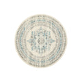 Century 922 White Round Rug - ICONIC RUGS
