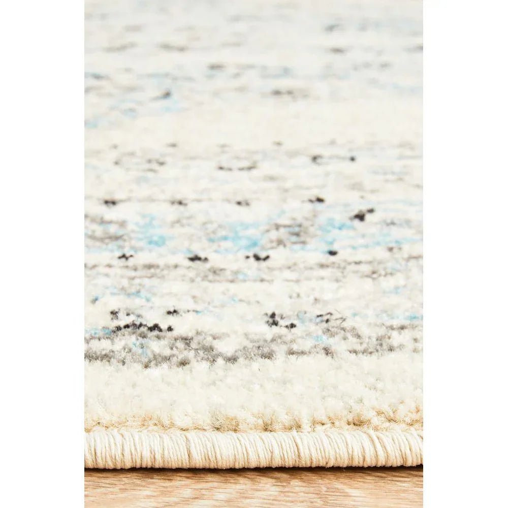 Century 922 White Round Rug - ICONIC RUGS