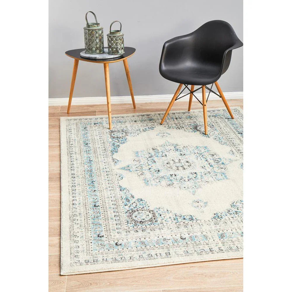 Century 922 White Rug - ICONIC RUGS