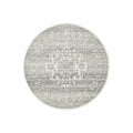 Chrome Addison Silver Round Rug - ICONIC RUGS