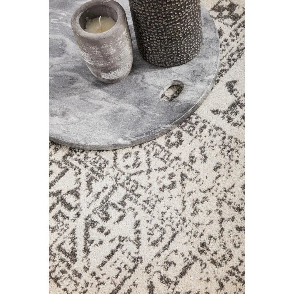 Chrome Addison Silver Rug - ICONIC RUGS
