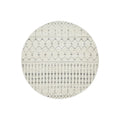 Chrome Elsa Silver Round Rug - ICONIC RUGS