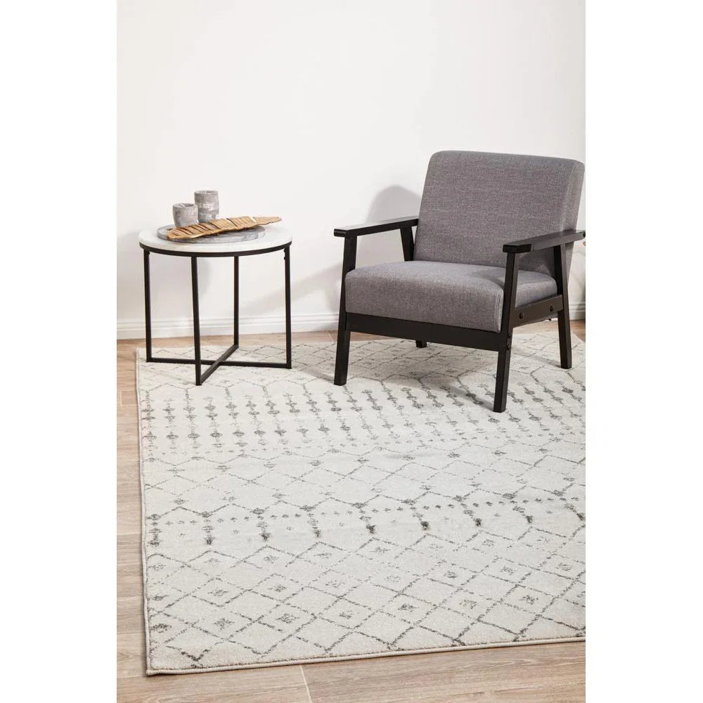 Chrome Elsa Silver Rug - ICONIC RUGS