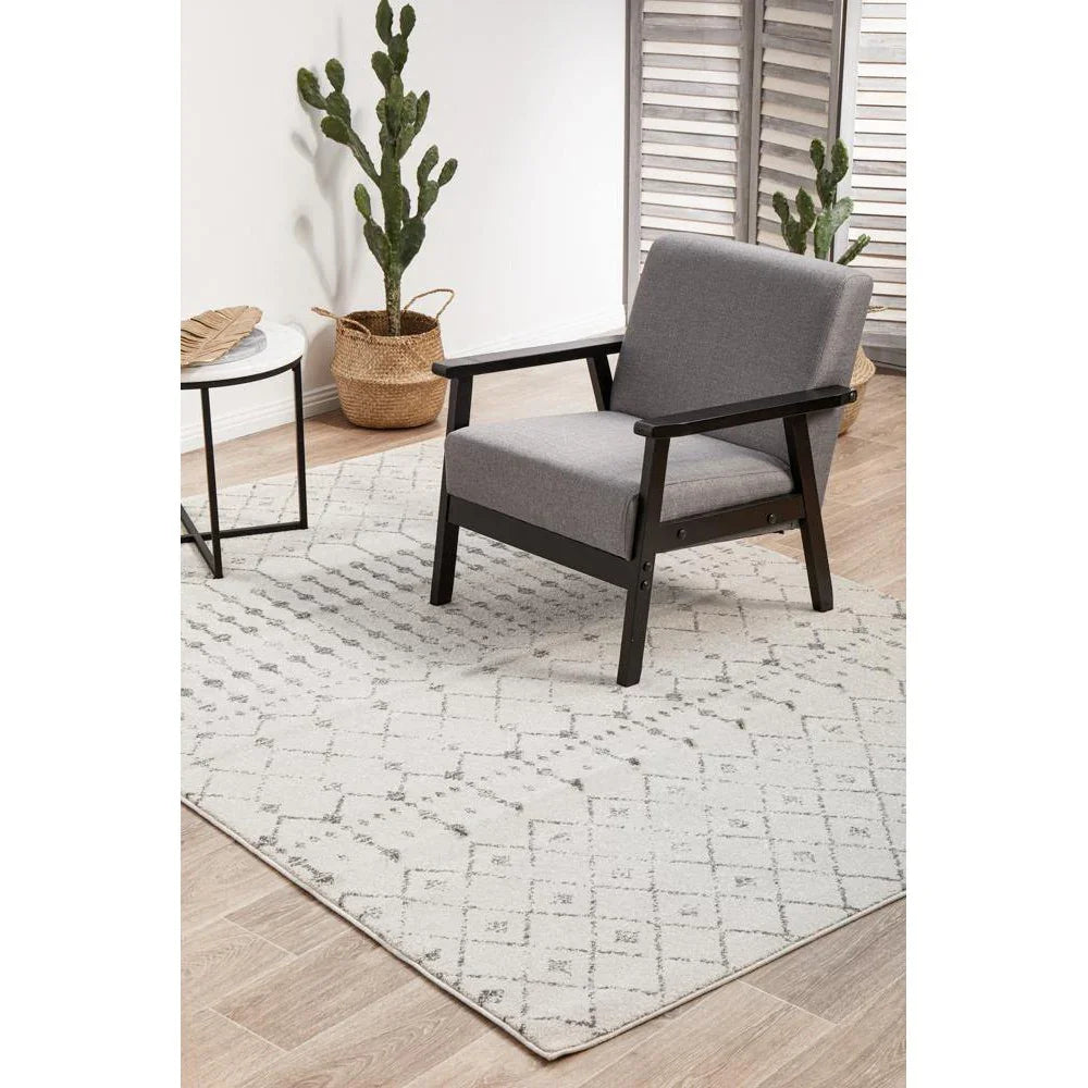 Chrome Elsa Silver Rug - ICONIC RUGS