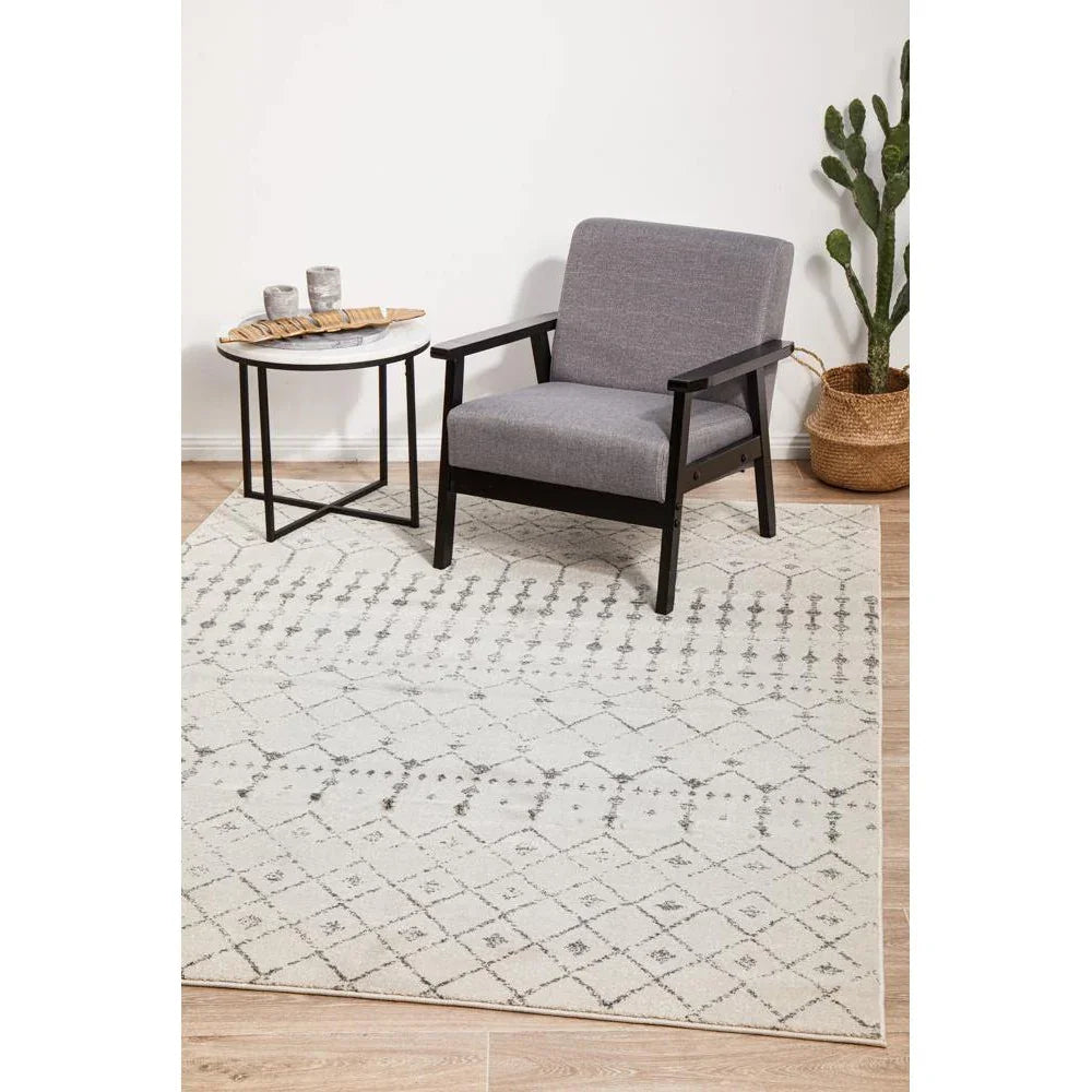 Chrome Elsa Silver Rug - ICONIC RUGS