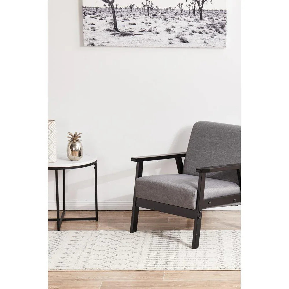 Chrome Elsa Silver Runner Rug - ICONIC RUGS