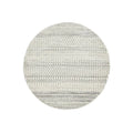 Chrome Harper Silver Round Rug - ICONIC RUGS