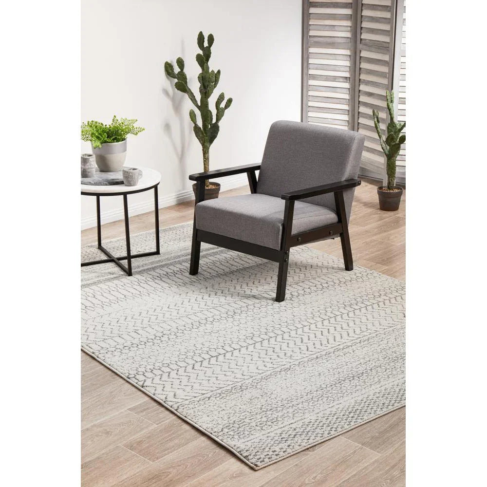 Chrome Harper Silver Rug - ICONIC RUGS