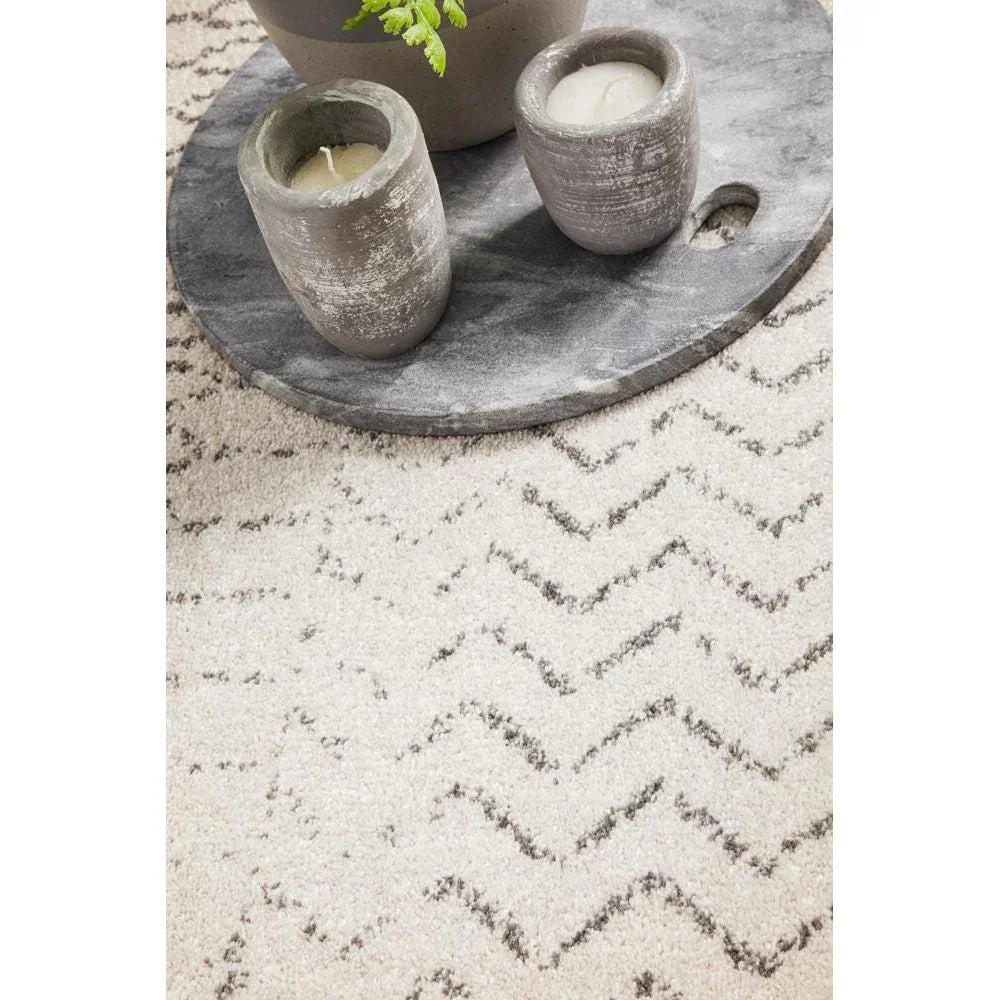 Chrome Harper Silver Rug - ICONIC RUGS