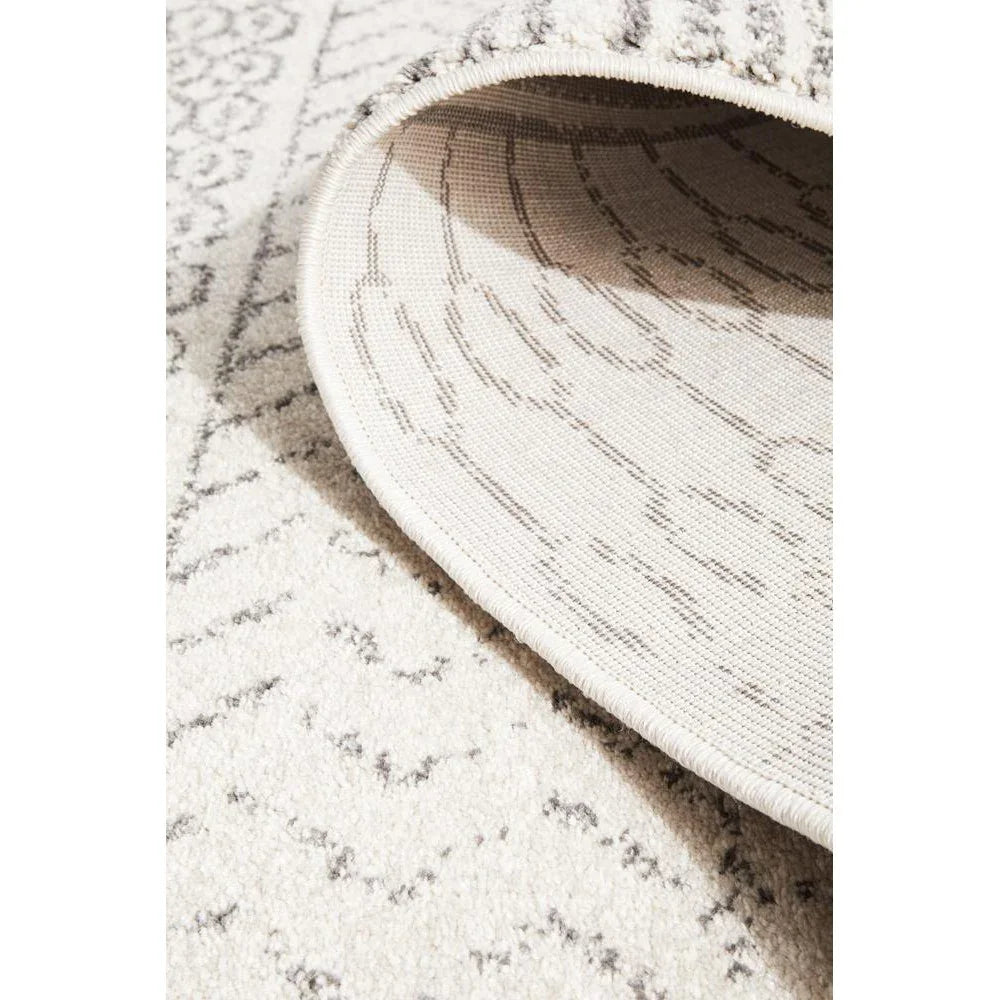 Chrome Harper Silver Runner Rug - ICONIC RUGS