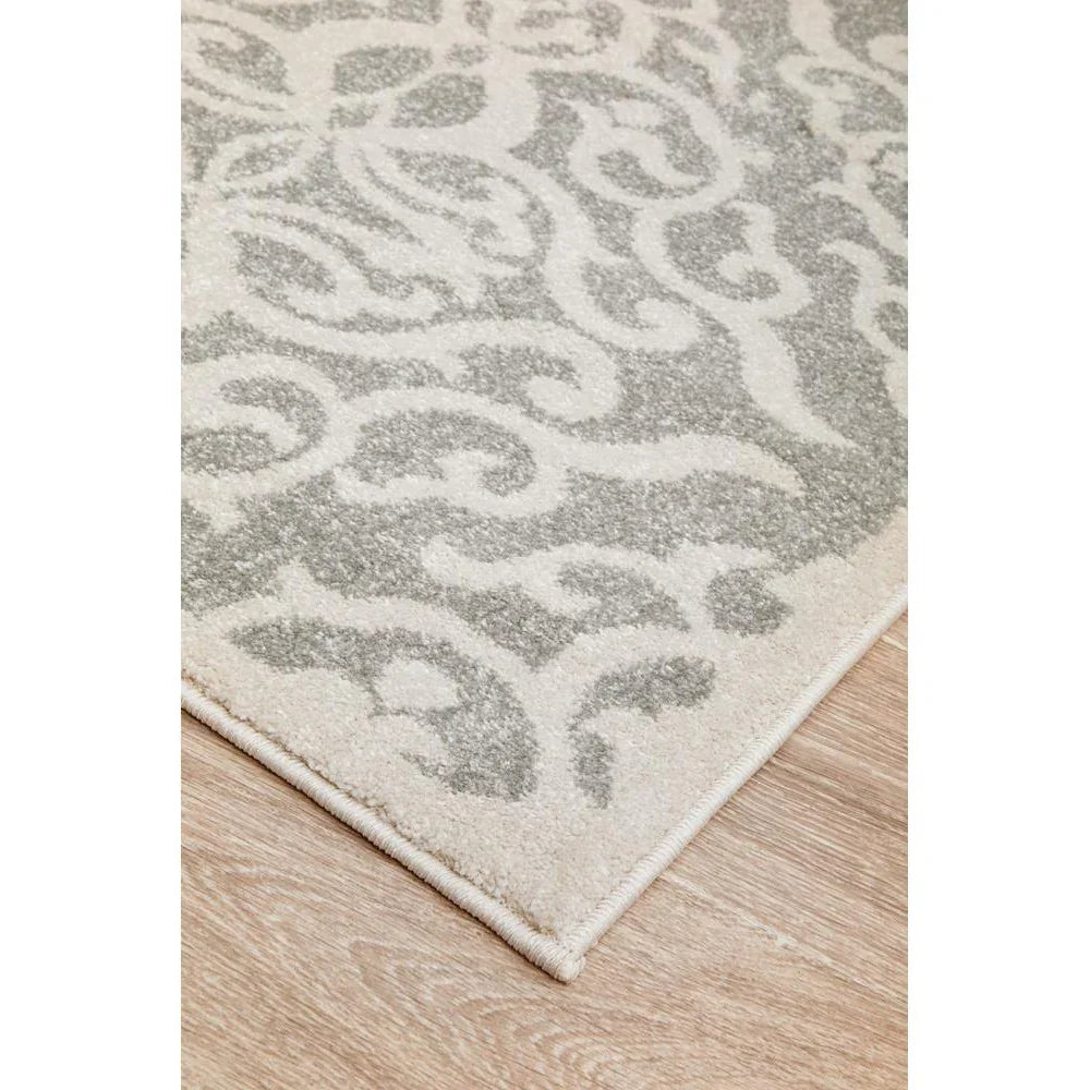 Chrome Lydia Silver Rug - ICONIC RUGS