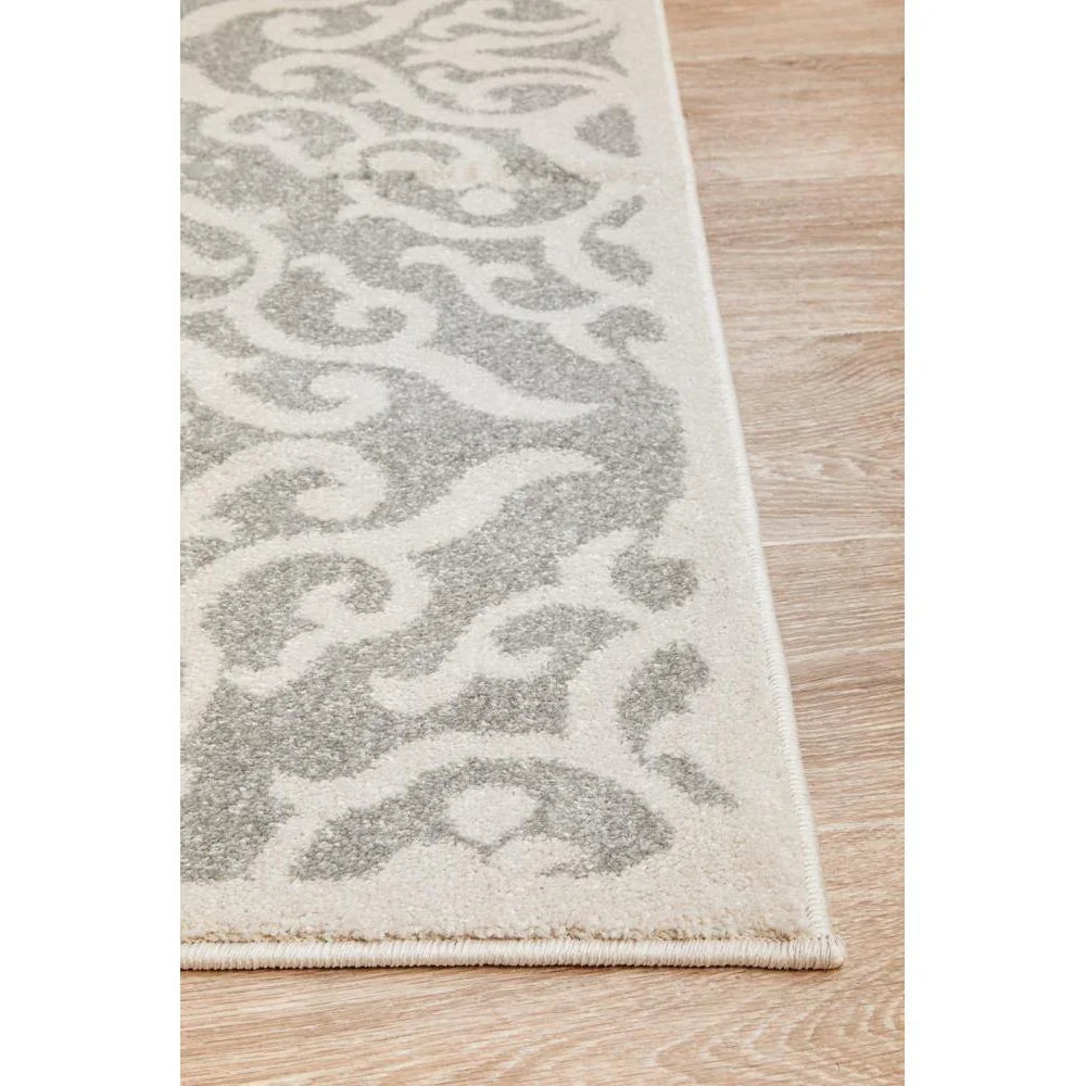 Chrome Lydia Silver Rug - ICONIC RUGS
