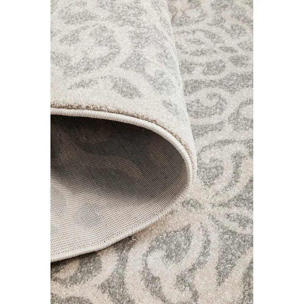 Chrome Lydia Silver Rug - ICONIC RUGS