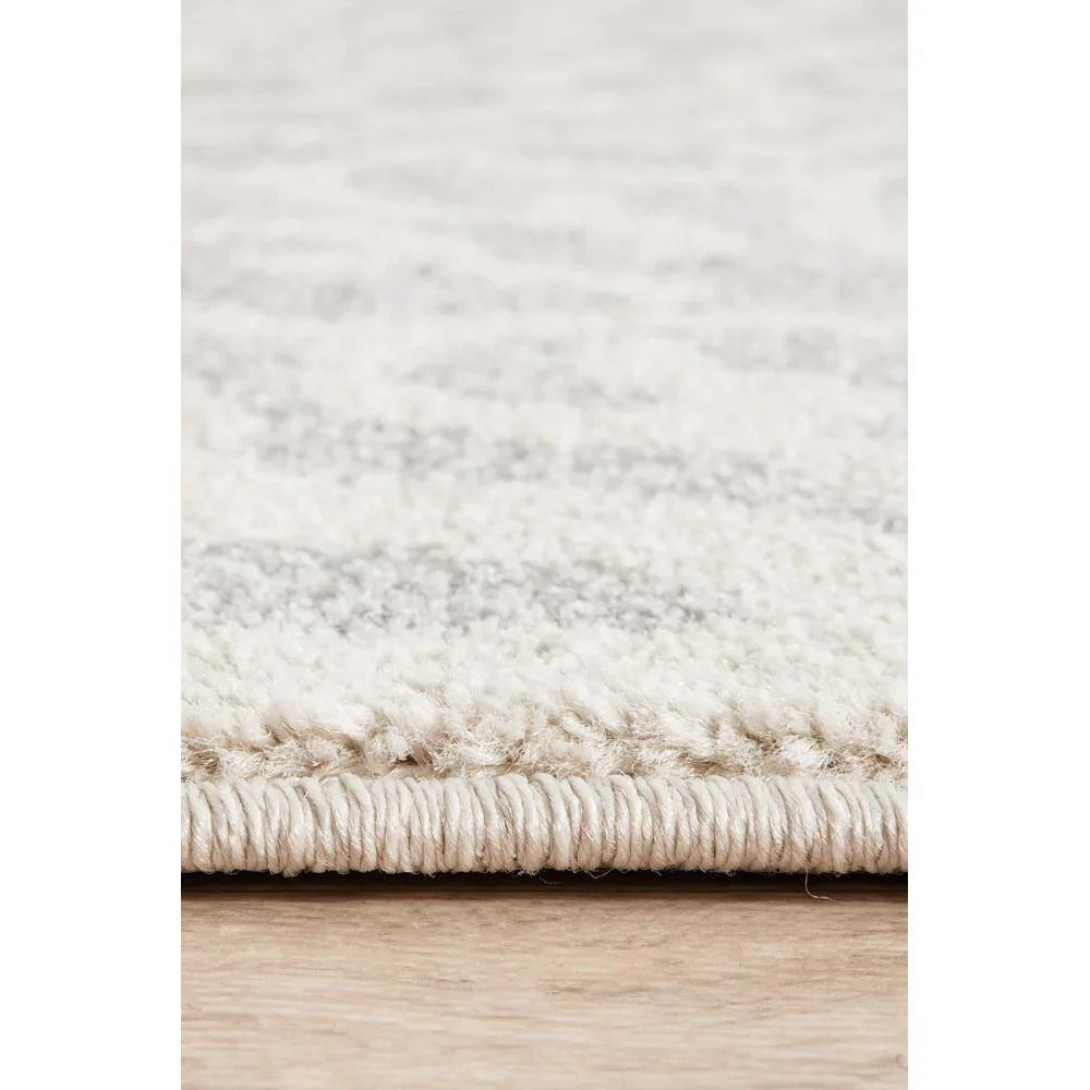Chrome Lydia Silver Runner Rug - ICONIC RUGS