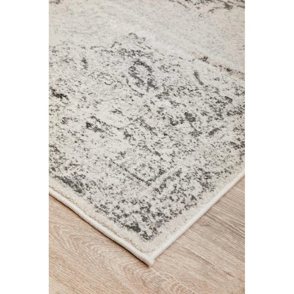 Chrome Rita Silver Rug - ICONIC RUGS