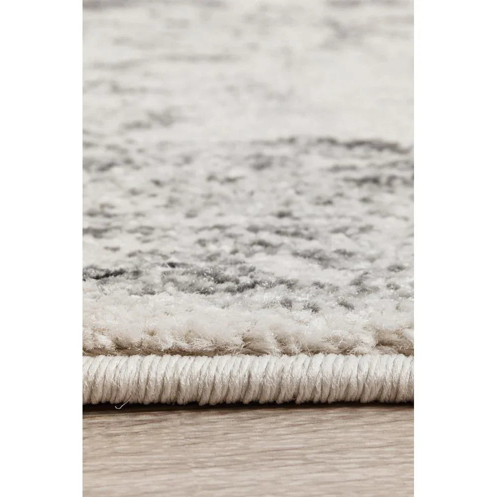 Chrome Rita Silver Rug - ICONIC RUGS
