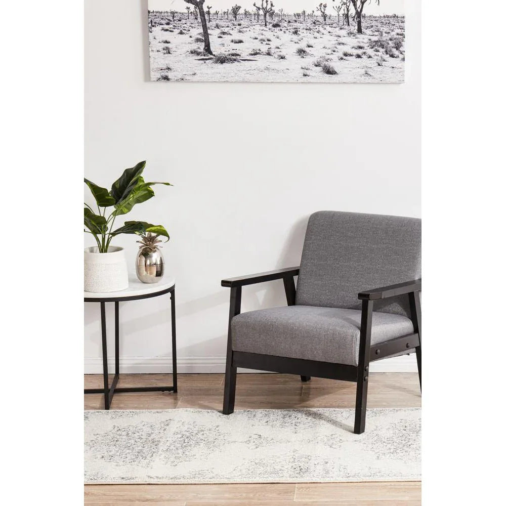Chrome Rita Silver Runner Rug - ICONIC RUGS