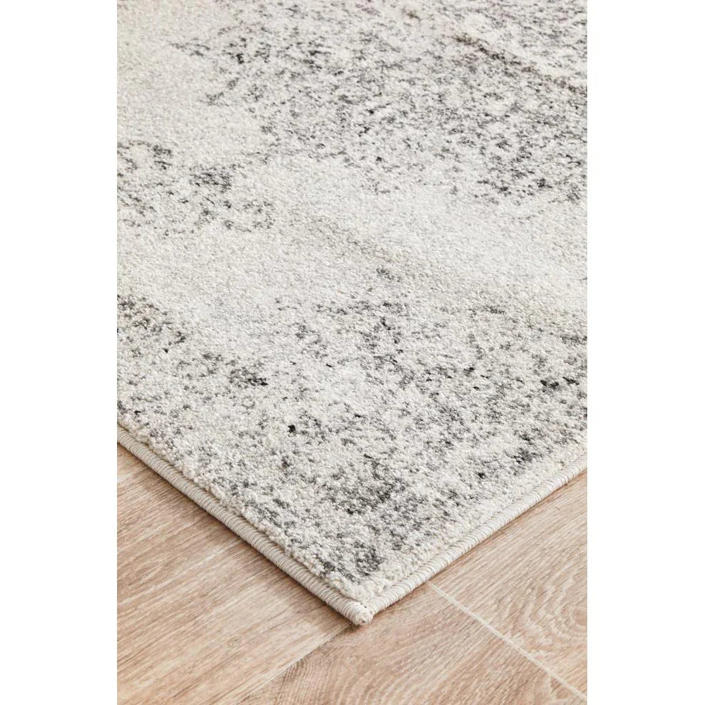 Chrome Rita Silver Runner Rug - ICONIC RUGS