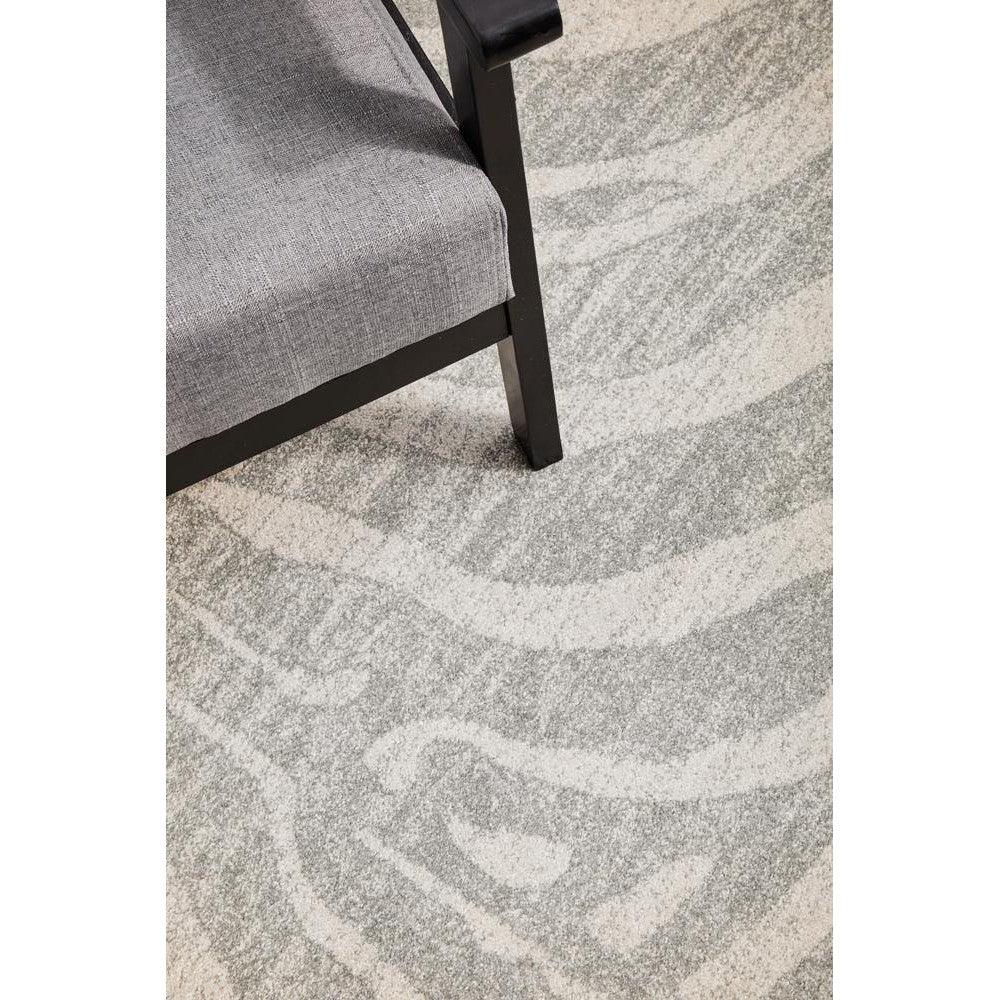 Chrome Savannah Silver Rug - ICONIC RUGS