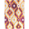 Dimensions Divinity Burst Aubergine Modern Rug