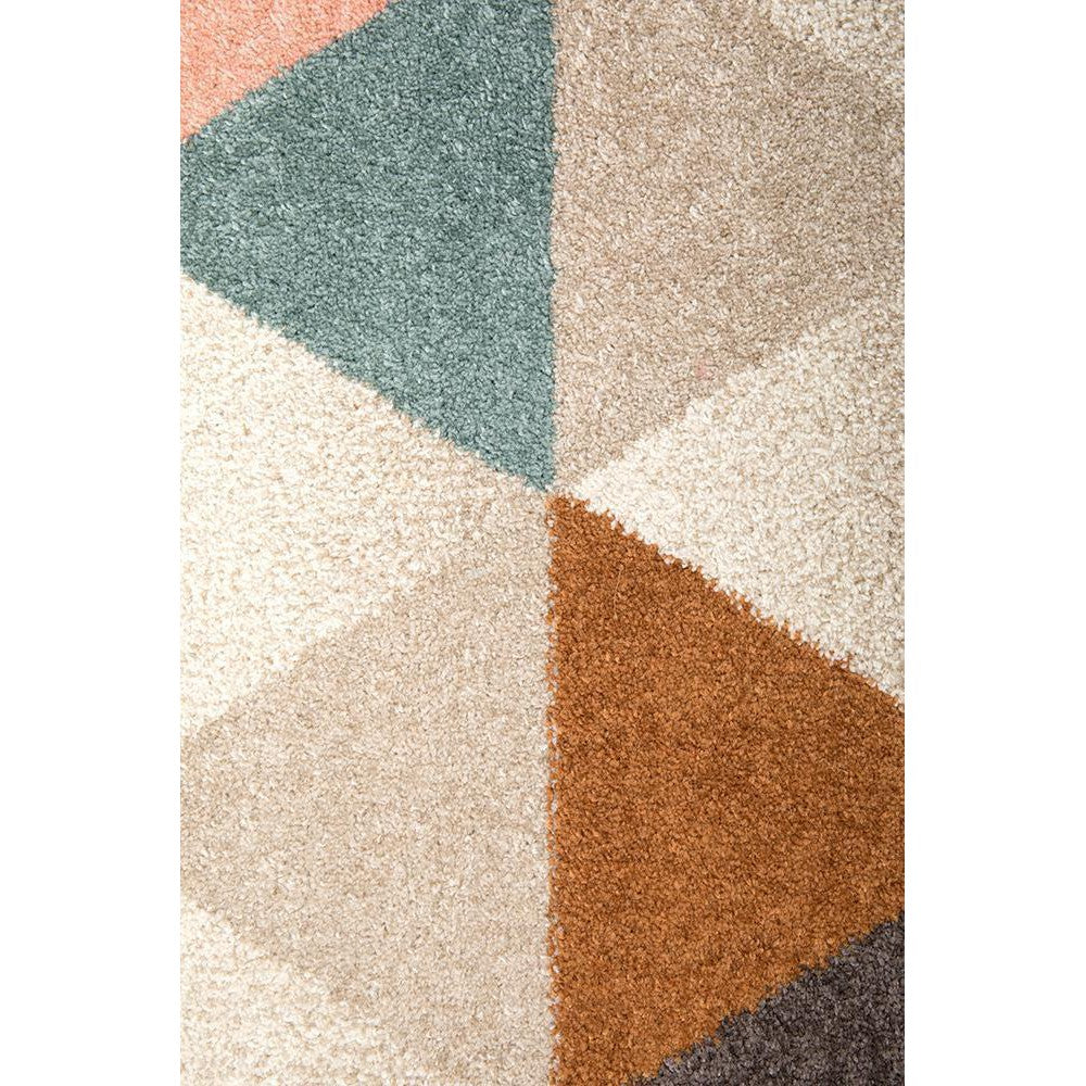 Dimensions Divinity Order Blush Modern Runner Rug