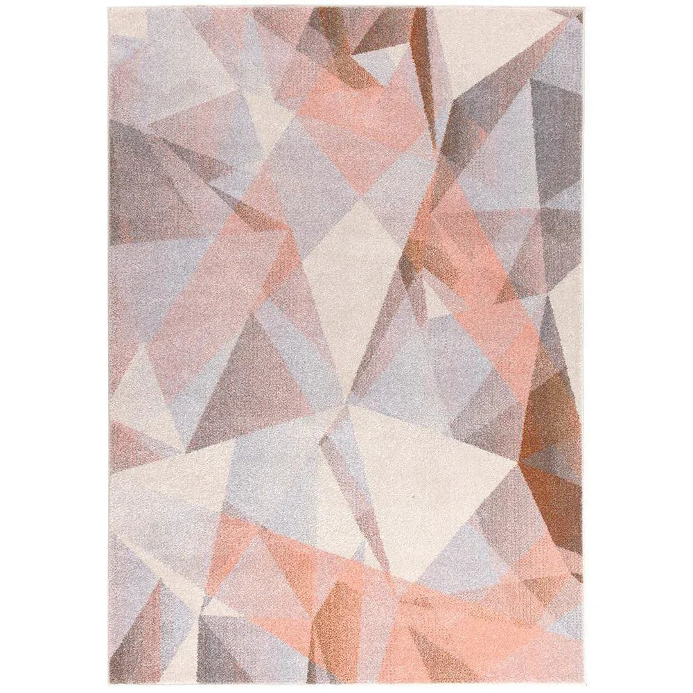 Dimensions Divinity Shatter Blush Modern Rug