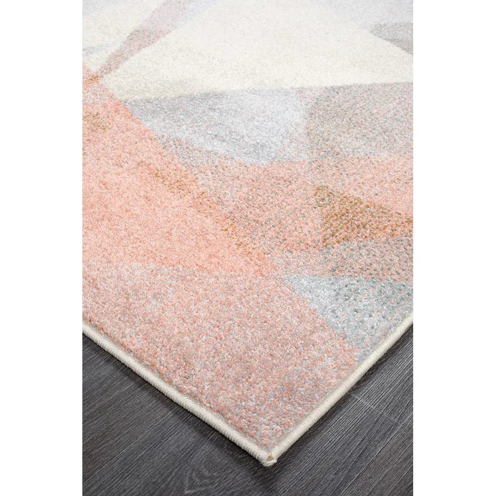 Dimensions Divinity Shatter Blush Modern Rug