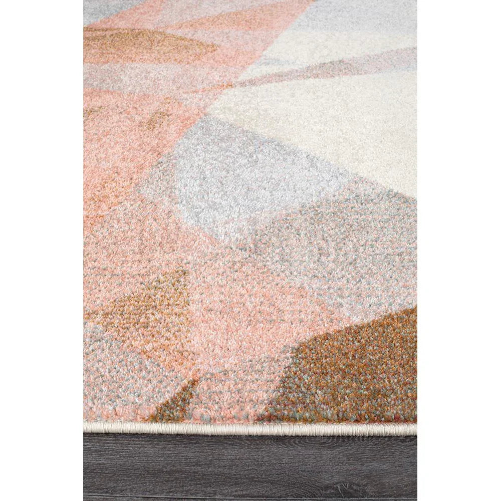 Dimensions Divinity Shatter Blush Modern Rug