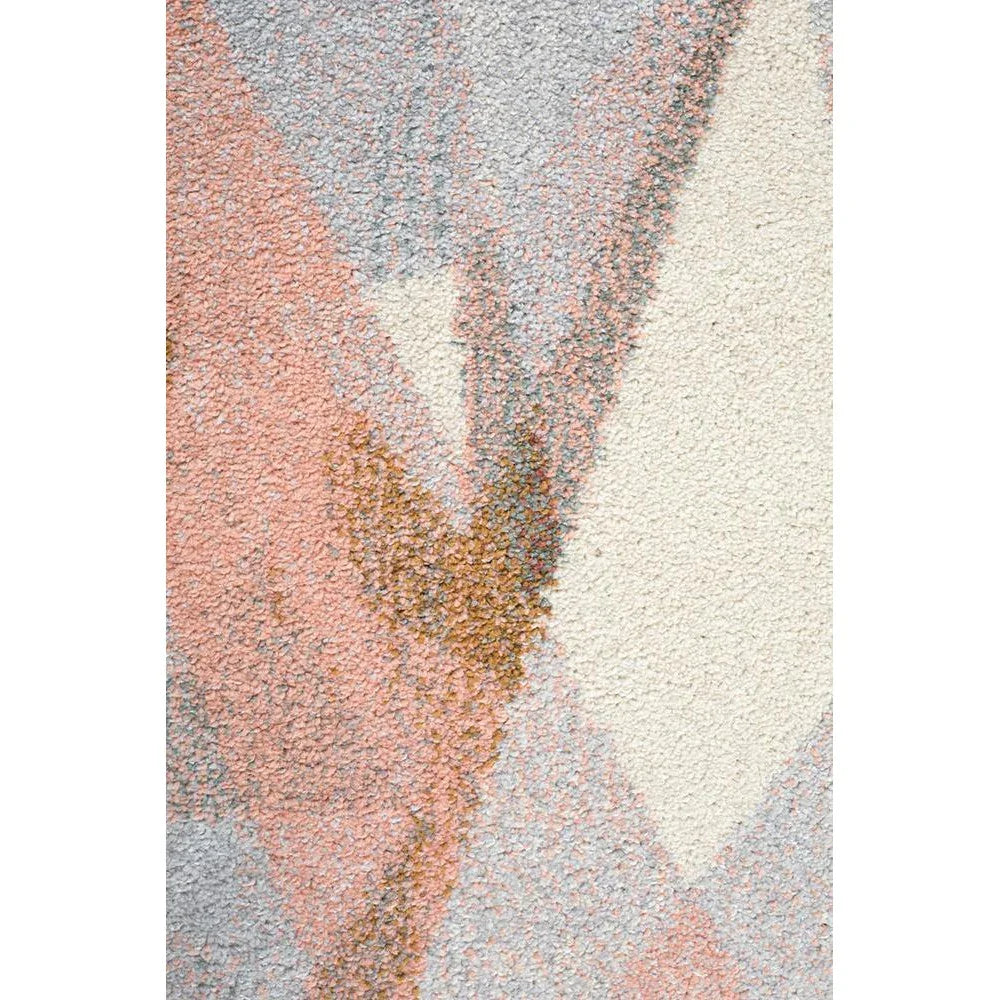 Dimensions Divinity Shatter Blush Modern Runner Rug