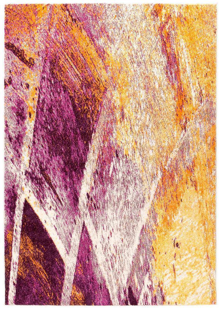 Dimensions Divinity Strokes Violet Modern Rug